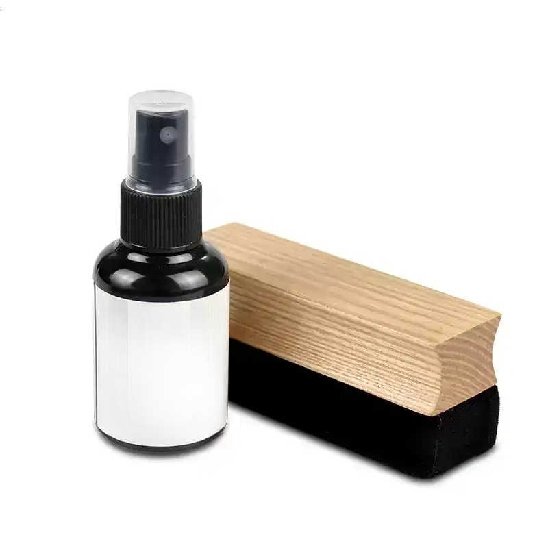 Vinyl Record Cleaner - Schallplatten-Reinigungsset, 2-in-1-Set mit Schwammbürste, Staubentfernung und