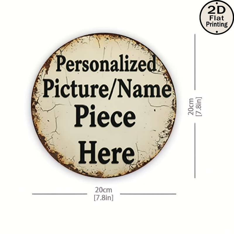 Personalisiertes Retro-Rundes  – Vintage Collectible Plates Bewertung und Preis