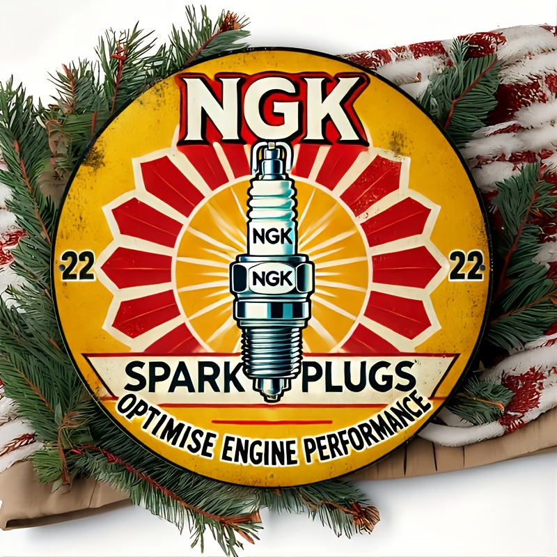 NGK Zündkerzen-Metallblechschi – Vintage Collectible Plates Bewertung und Preis