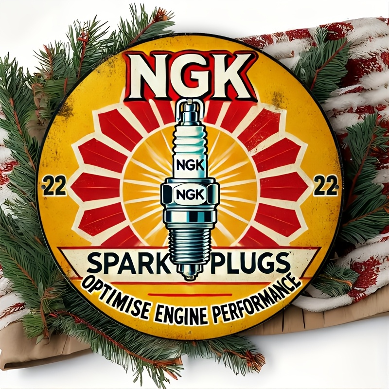 NGK Zündkerzen-Metallblechschi – Vintage Collectible Plates Bewertung und Preis