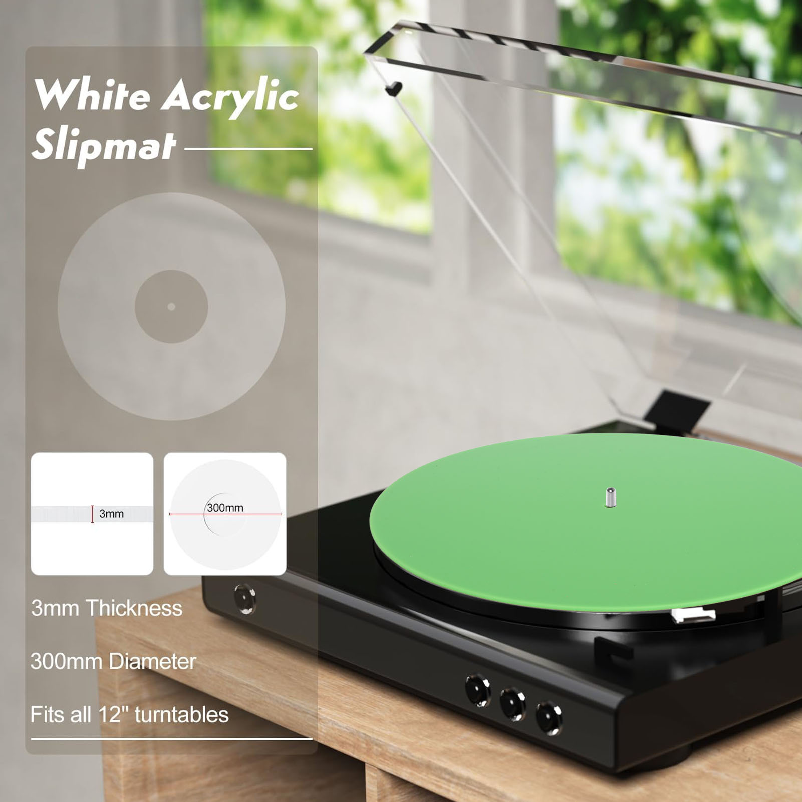 Schallplatten-Slipmat, Acryl-P – Vinyl Record Cleaner Bewertung und Preis